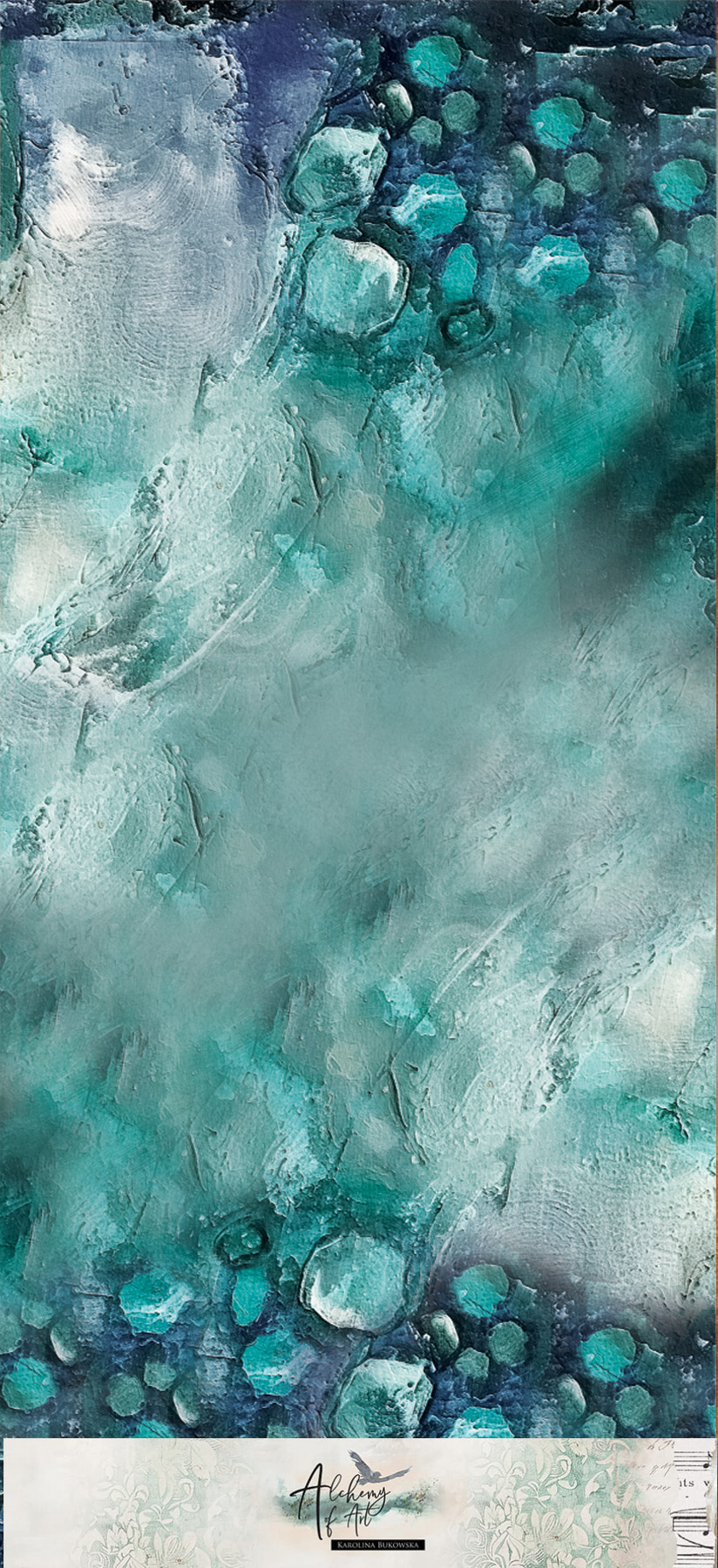 AA-OB-FABRIC-04 TKANINA -Ocean blue