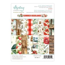 MT-SUM-11 *PRZEDSPRZEDAŻ*Summer Highlands MINTAY PAPERS - Zeszyt uzupełniający  - 15,2 x 20,3 cm-wysyłka po 25 kwietnia 2026