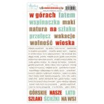 MT-SUM13PL *PRZEDSPRZEDAŻ*Summer Highlands -MINTAY PAPERS - Naklejki - NAPISY POLSKIE-wysyłka po 25 kwietnia 2026