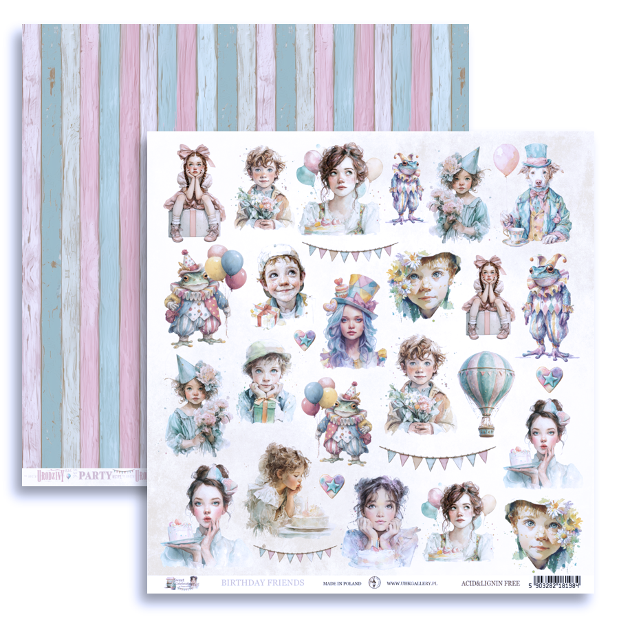 UHK-SC SWEET CELEBRATION - ZESTAW PAPIERÓW DWUSTRONNYCH 30,5 x 30,5 cm