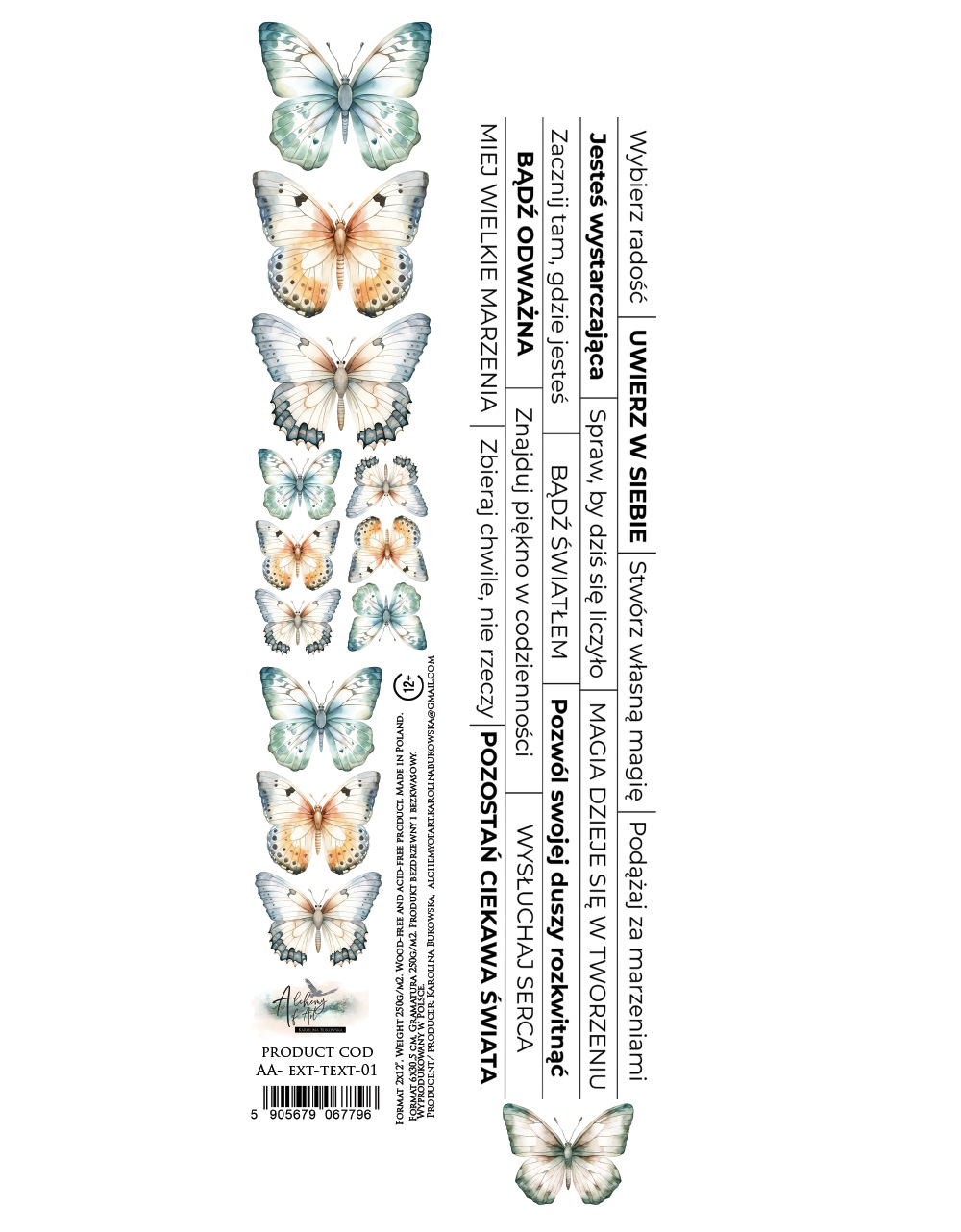 AA-EXT-TEXT-01 PASECZEK/ STRIPS z dodatkami Wild adventures
