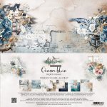 AA-OB-07 Alchemy of Art- 12x12'' -Zestaw papierów do scrapbookingu Ocean blue