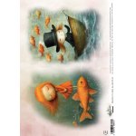 AA-OB-RP-03 Papier ryżowy A4 -Ocean blue