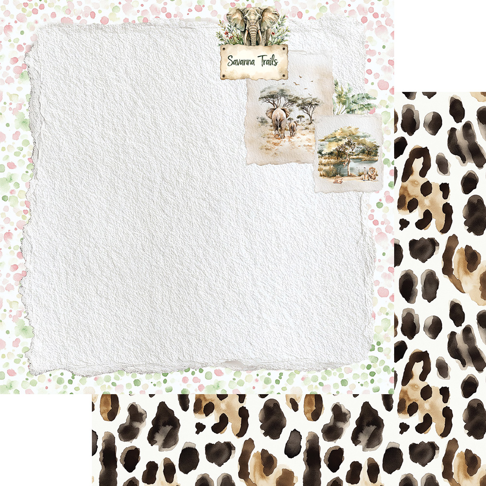 AA-WA-08 Alchemy of Art - 8x8'' - zestaw papierów 20,3x20,3cm- Wild adventures