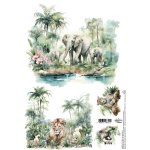 AA-WA-RP-01 Papier ryżowy A4 -Wild adventures