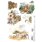 AA-WA-RP-03 Papier ryżowy A4 -Wild adventures
