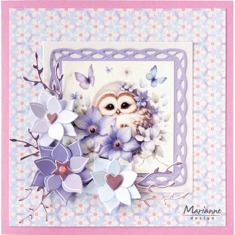 LR0950 Wykrojnik Marianne Design - Creatable - Star Flower-zestaw kwiaty
