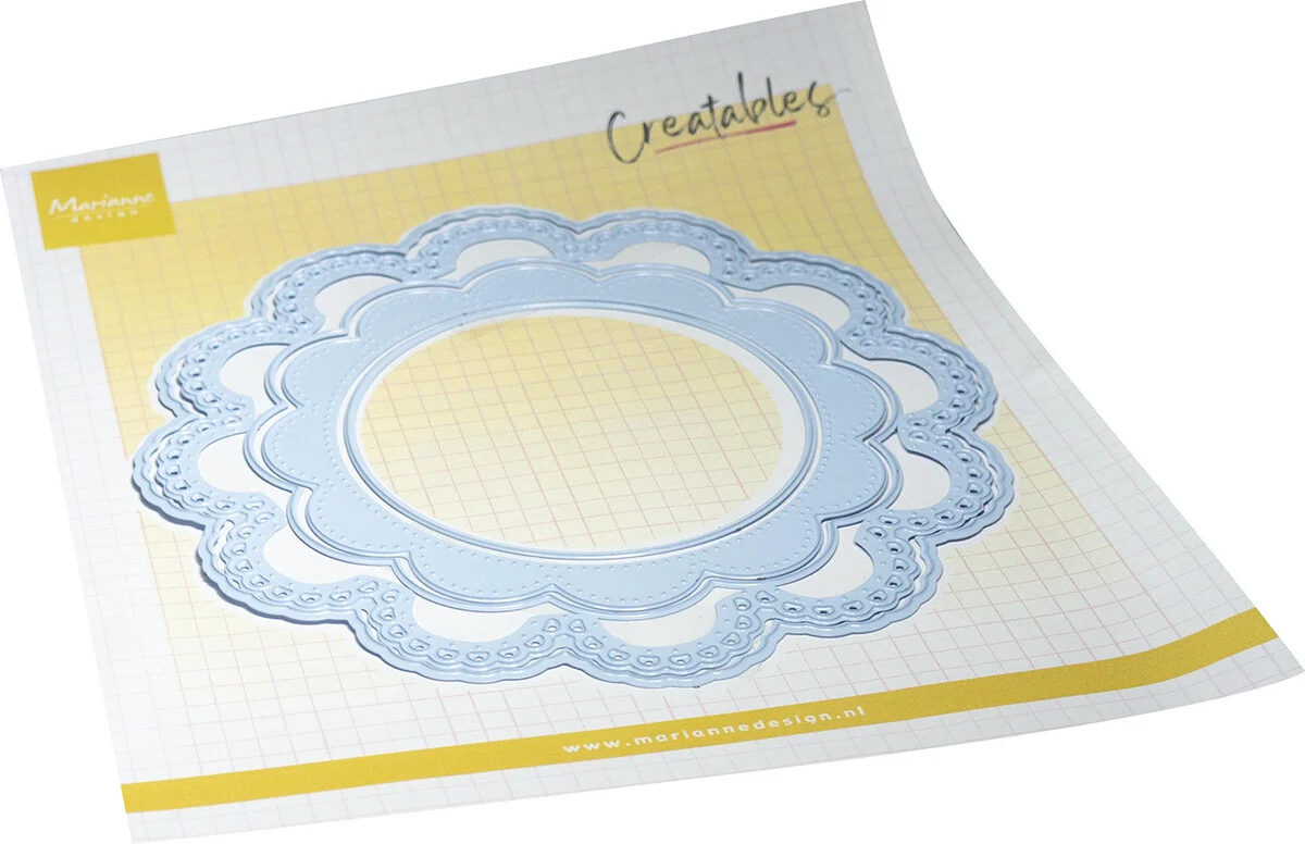LR0955 Wykrojnik Marianne Design - Creatable -Double Doily-podwójna serwetka