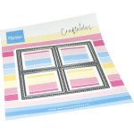 CR1723 Wykrojnik Marianne Design-Craftable -Die 4 Stamps-4 znaczki