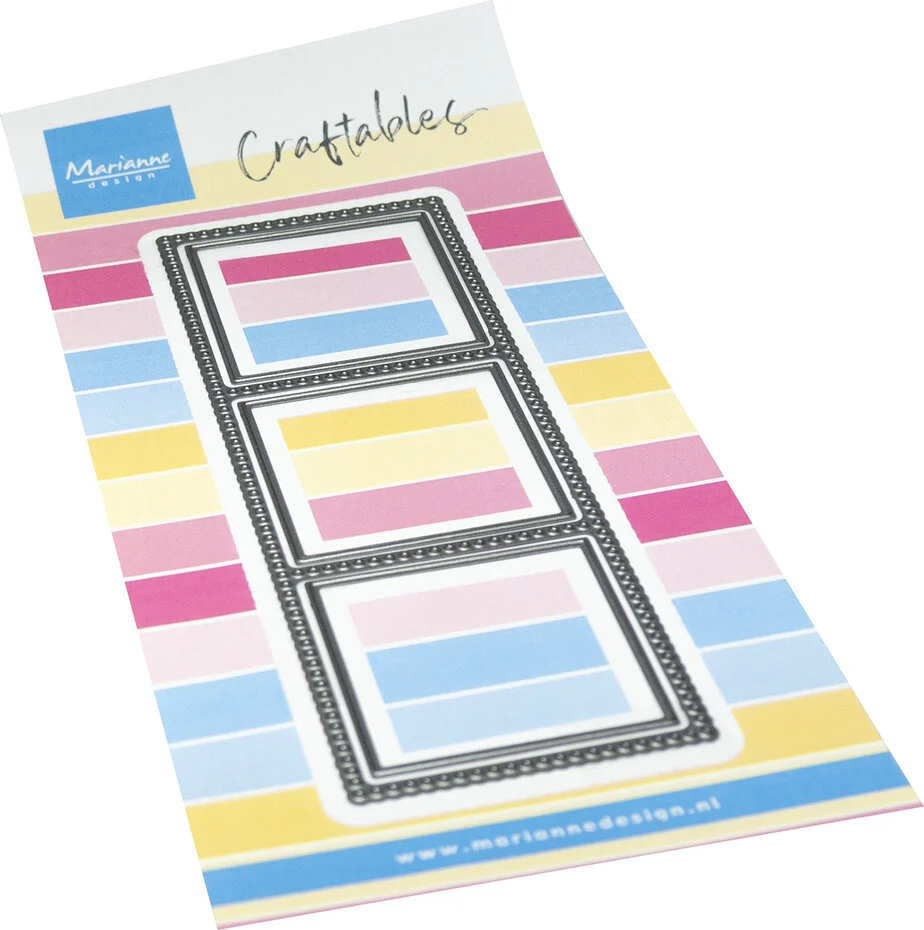 CR1724 Wykrojnik Marianne Design-Craftable -Die 3 Stamps-3 znaczki