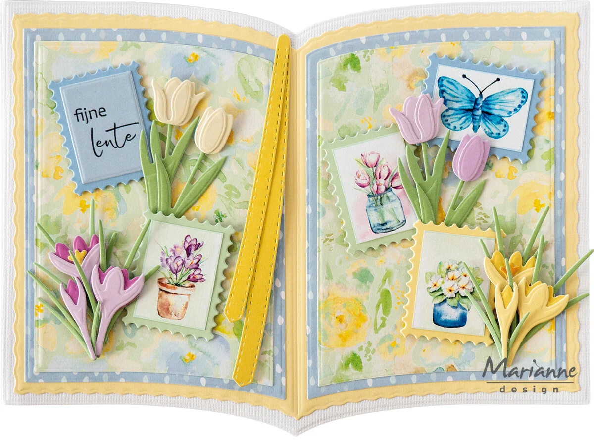 CR1725 Wykrojnik Marianne Design-Craftable -Open Book-otwarta książka