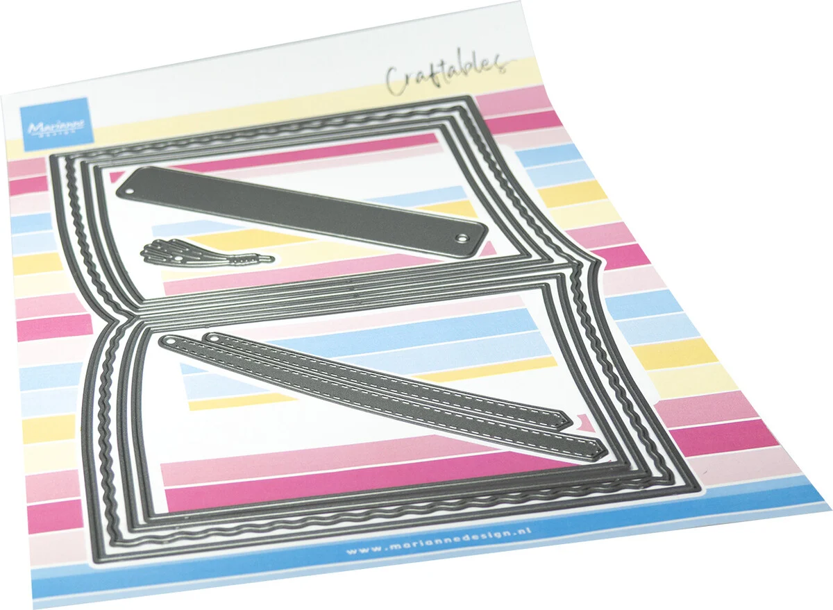 CR1725 Wykrojnik Marianne Design-Craftable -Open Book-otwarta książka