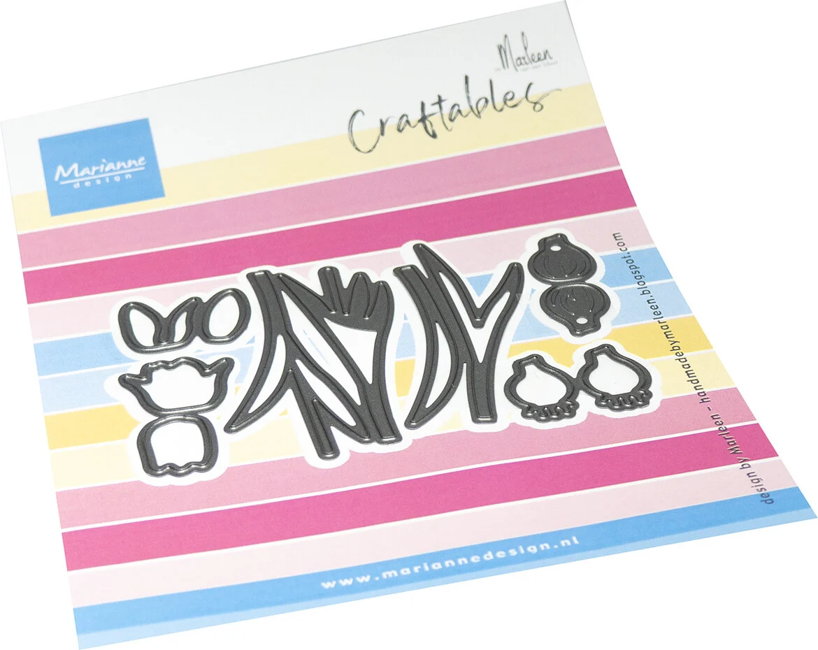 CR1727 Wykrojnik Marianne Design-Craftable -Tulip by Marleen-tulipany