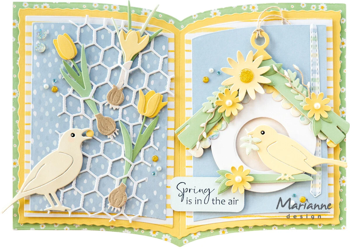 CR1728 Wykrojnik Marianne Design-Craftable -Crocus by Marleen-krokusy
