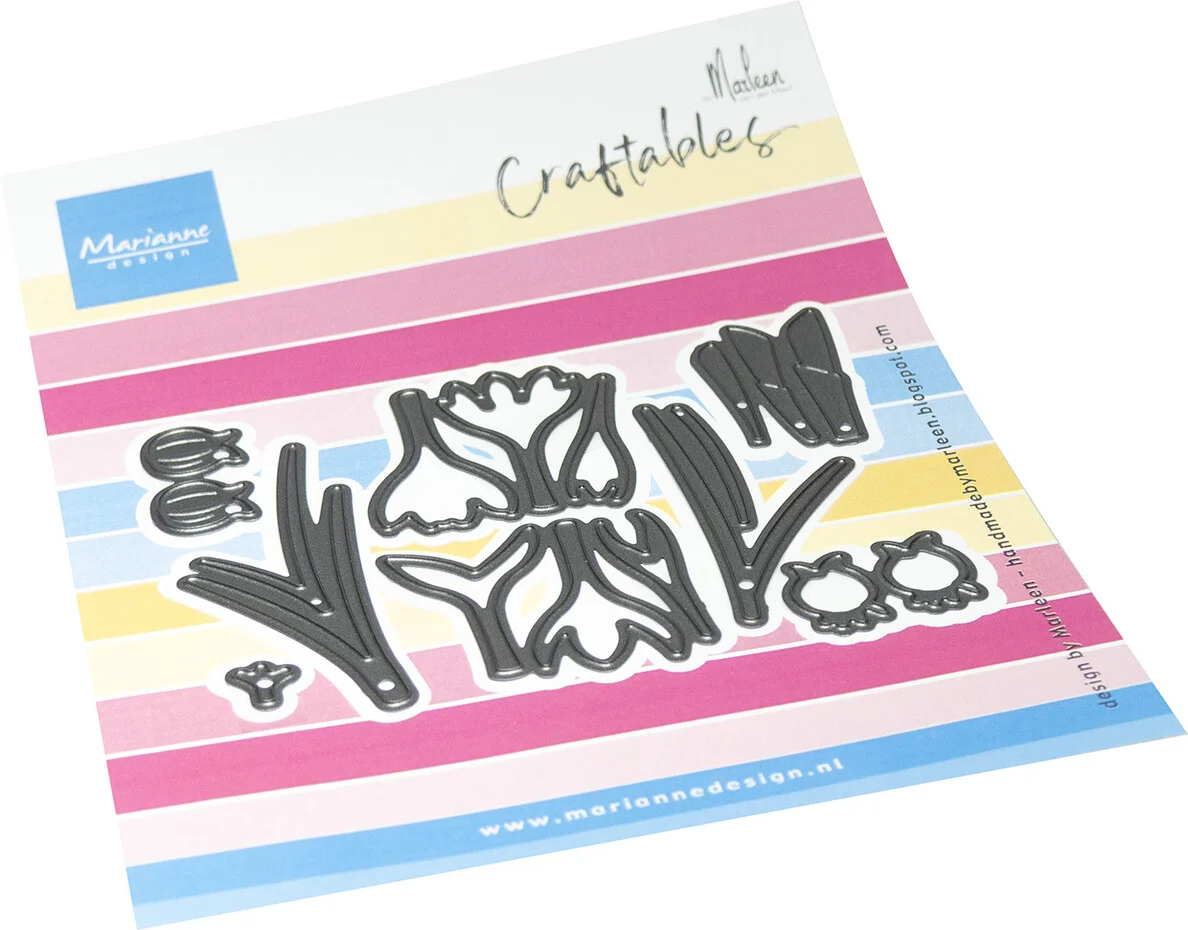 CR1728 Wykrojnik Marianne Design-Craftable -Crocus by Marleen-krokusy