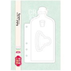 CW410 Wykrojnik /Die -Bottle -Journal Base by Bea / Butelka Baza Journala Craft&You Design