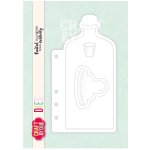 CW410 Wykrojnik /Die -Bottle -Journal Base by Bea / Butelka Baza Journala Craft&You Design