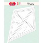 CW421 Wykrojnik /Die -Kite -Base Card/latawiec baza Craft&You Design