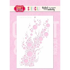 SC020 Stencil / Maska - Bubbles/Bąbelki-Craft & You Design