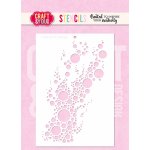 SC020 Stencil / Maska - Bubbles/Bąbelki-Craft & You Design