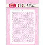 SC021 Stencil / Maska - Scale Pattern/łuski Craft & You Design