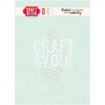 CW411 Wykrojnik /Die -Bubble Background / Bąbelkowe Tło-Craft&You Design