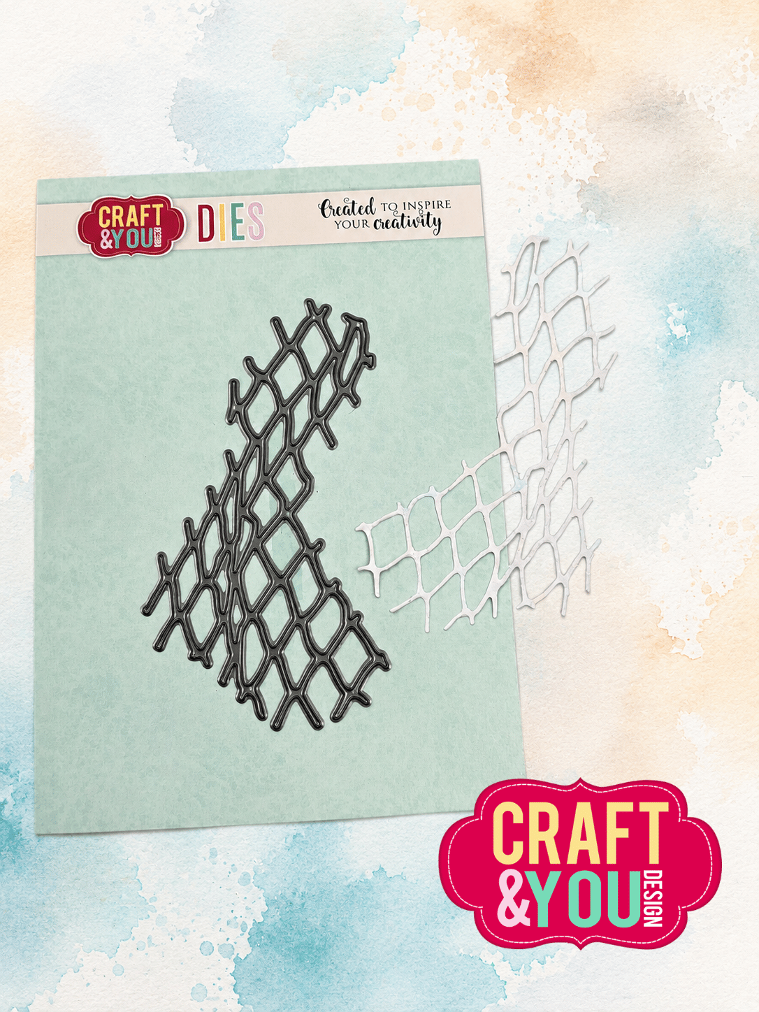 CW413 Wykrojnik /Die -Fishing Net/Siatka rybacka - Craft&You Design