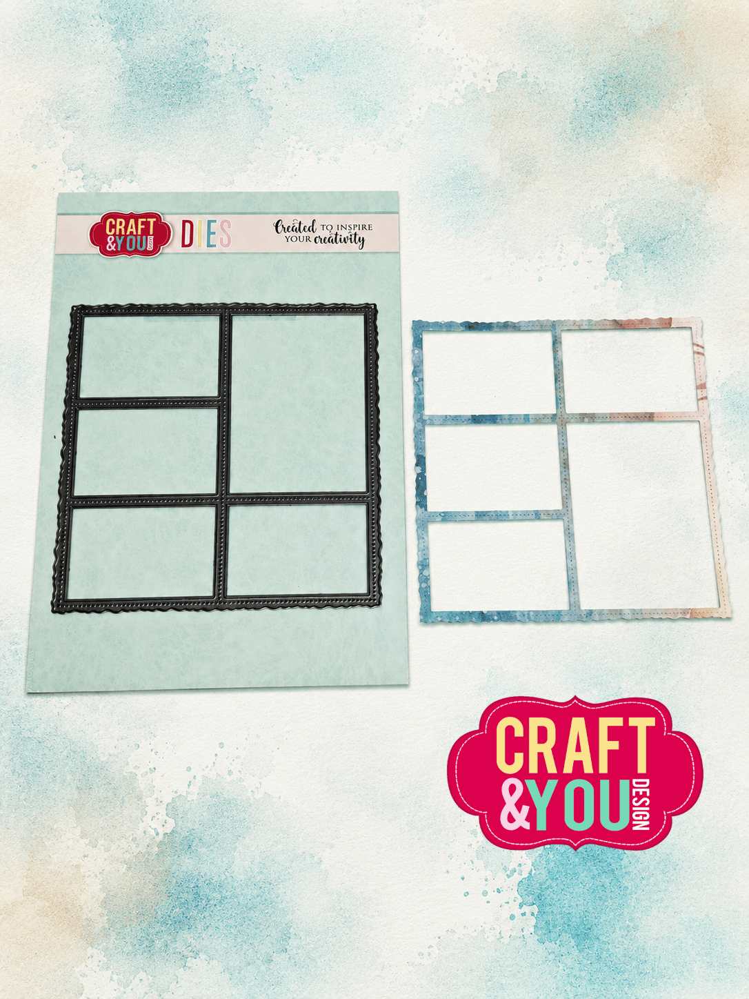 CW414 Wykrojnik /Die - Layout Old Frame-Craft&You Design