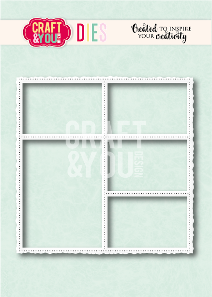 CW414 Wykrojnik /Die - Layout Old Frame-Craft&You Design