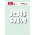 CW416 Wykrojnik /Die - Bubble Numbers/ Cyfry bąbelkowe - Craft&You Design