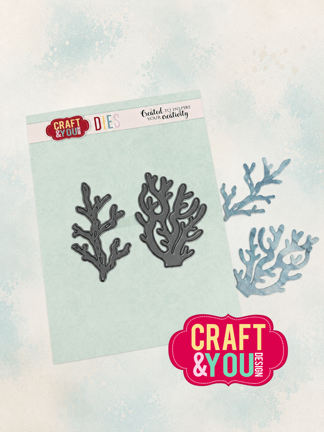 CW417 Wykrojnik /Die -Marine Plants 1/Morskie Rośliny 1- Craft&You Design