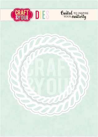 CW419 Wykrojnik /Die -Rope Frames by Bea/Sznurkowe ramki Craft&You Design