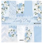 LDIB-11 Zestaw Papierów ScrapAndMe - Lovely Day IN BLUE 30x30cm