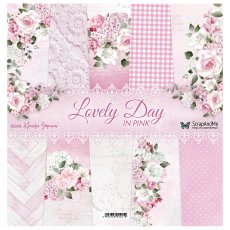LDIP-11 Zestaw Papierów ScrapAndMe - Lovely Day IN PINK 30x30cm