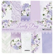 LDIV-11 Zestaw Papierów ScrapAndMe - Lovely Day IN VIOLET 30x30cm