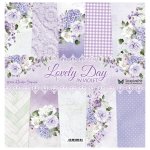 LDIV-11 Zestaw Papierów ScrapAndMe - Lovely Day IN VIOLET 30x30cm