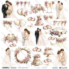 W-9 Wedding 9 - Arkusz Do Wycinania - ScrapAndMe