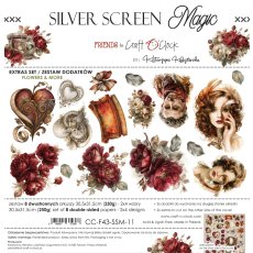 CC-F43-SSM-11 PRZEDSPRZEDAŻ *SILVER SCREEN MAGIC - zestaw DODATKÓW - FLOWERS-wysyłka po 17 lipca 2026r.