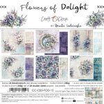 CC-C85-FOD-10 PRZEDSPRZEDAŻ *FLOWERS OF DELIGHT - zestaw papierów 15,25x15,25cm-wysyłka po 17 lipca 2026r.