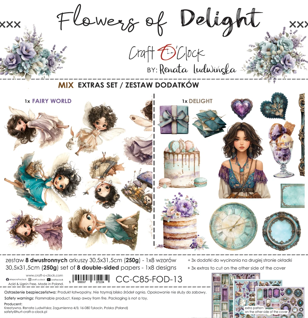 CC-C85-FOD-13 PRZEDSPRZEDAŻ *FLOWERS OF DELIGHT - zestaw DODATKÓW - MIX-wysyłka po 17 lipca 2026r.