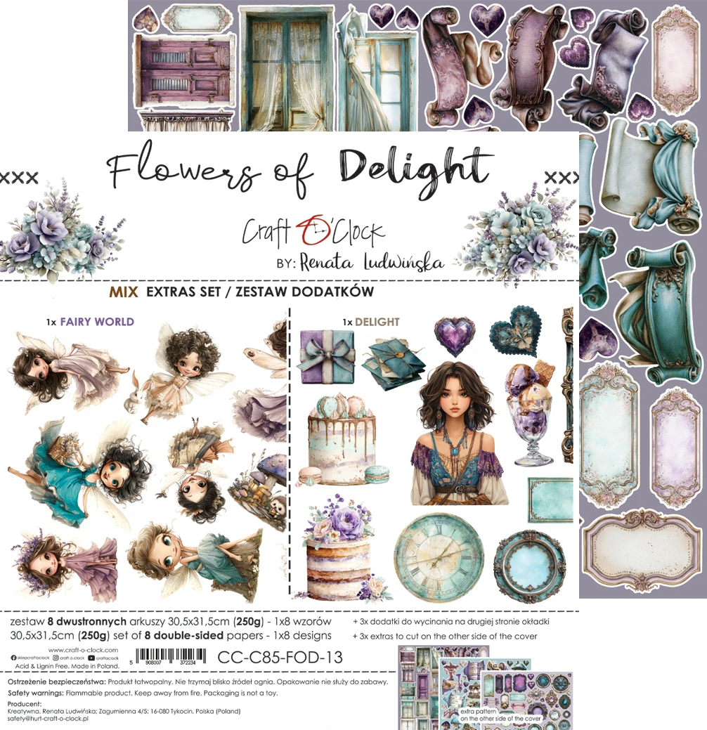 CC-C85-FOD-13 PRZEDSPRZEDAŻ *FLOWERS OF DELIGHT - zestaw DODATKÓW - MIX-wysyłka po 17 lipca 2026r.