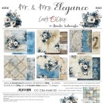 CC-C86-MME-00 PRZEDSPRZEDAŻ *MR. & MRS. ELEGANCE - zestaw papierów 30,5x30,5cm-wysyłka po 17 lipca 2026r.