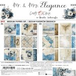 CC-C86-MME-09 PRZEDSPRZEDAŻ *MR. & MRS. ELEGANCE - zestaw papierów 20,3x20,3cm - MIX-wysyłka po 17 lipca 2026r.