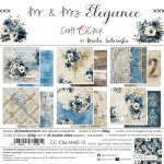 CC-C86-MME-10 PRZEDSPRZEDAŻ *MR. & MRS. ELEGANCE - zestaw papierów 15,25x15,25cm-wysyłka po 17 lipca 2026r.