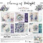 CC-C85-FOD-07 PRZEDSPRZEDAŻ *FLOWERS OF DELIGHT - zestaw papierów 20,3x20,3cm-wysyłka po 17 lipca 2026r.