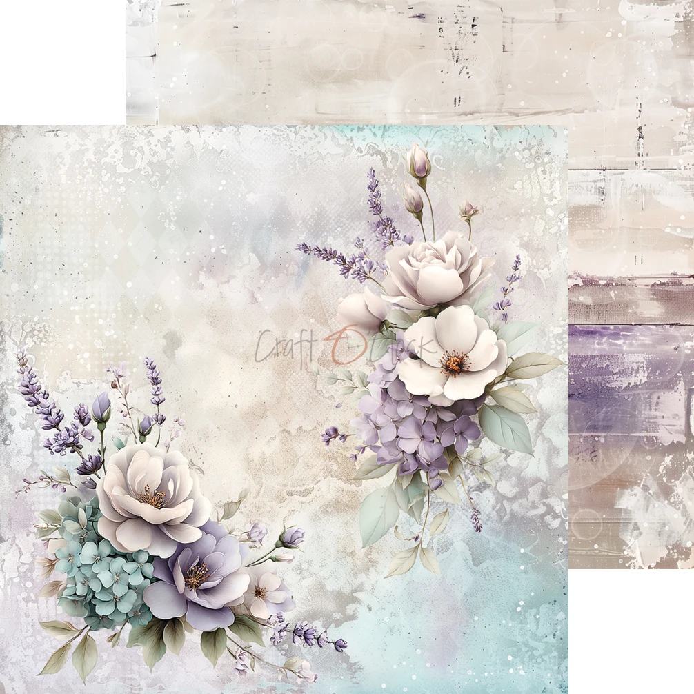 CC-C85-FOD-07 PRZEDSPRZEDAŻ *FLOWERS OF DELIGHT - zestaw papierów 20,3x20,3cm-wysyłka po 17 lipca 2026r.