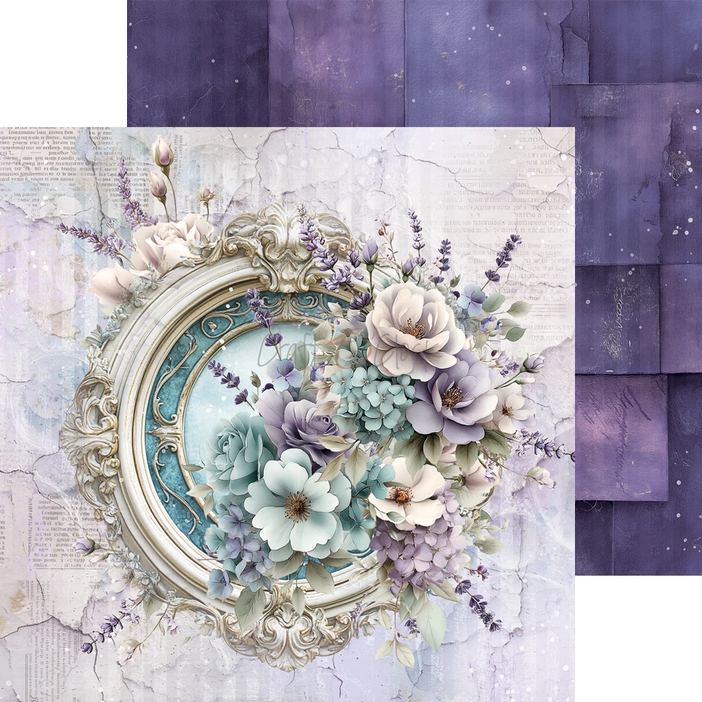 CC-C85-FOD-07 PRZEDSPRZEDAŻ *FLOWERS OF DELIGHT - zestaw papierów 20,3x20,3cm-wysyłka po 17 lipca 2026r.