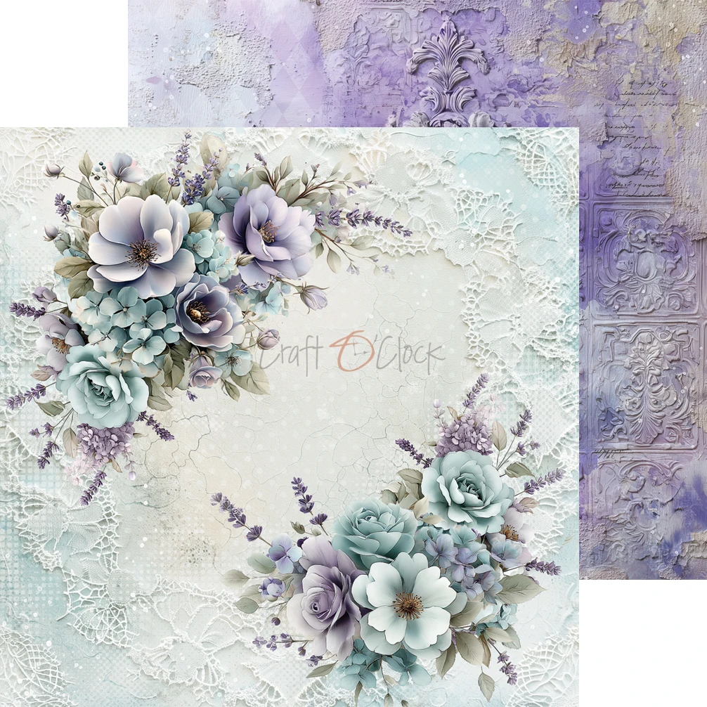 CC-C85-FOD-07 PRZEDSPRZEDAŻ *FLOWERS OF DELIGHT - zestaw papierów 20,3x20,3cm-wysyłka po 17 lipca 2026r.