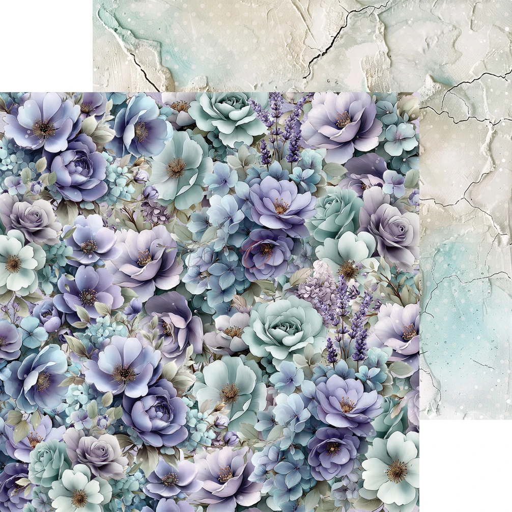 CC-C85-FOD-07 PRZEDSPRZEDAŻ *FLOWERS OF DELIGHT - zestaw papierów 20,3x20,3cm-wysyłka po 17 lipca 2026r.