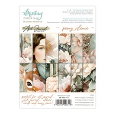 MT-ART-P11 PRZEDSPRZEDAŻ *Zestaw Papierów Art Journal - Peony Silence -wysyłka po 25 lipca 2026r.